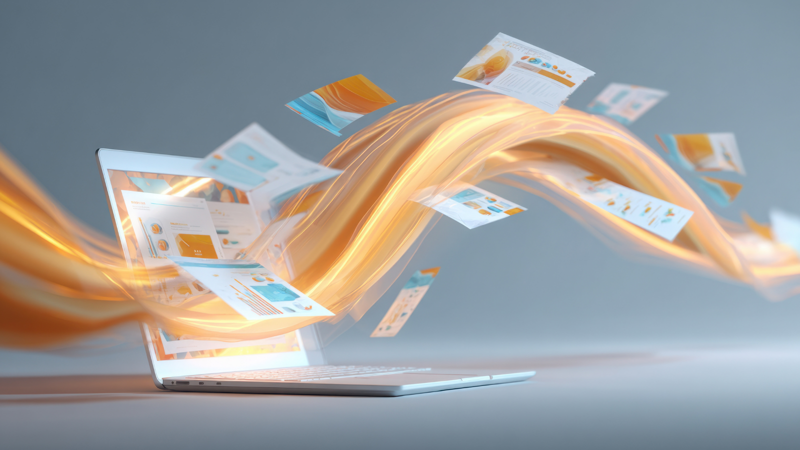 A marketing team analyzing data on a large screen